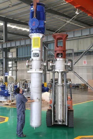 Suction Centrifugal Verticaljoint Surface Vertical Long Shaft Pump For Mining Industry factory